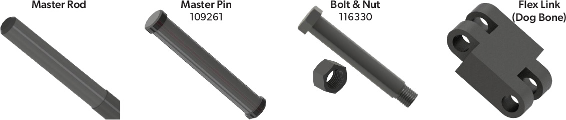 Threaded Joint Clip parts